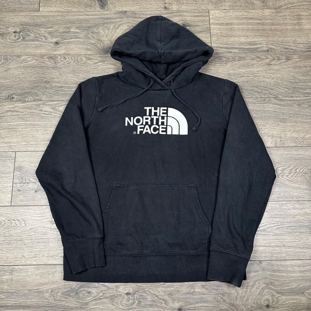 The North Face‎ Sweatshirt Women's Medium Black Hoodie Pullover Hiking